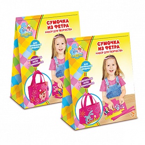 Набор для творчества из серии Смешарики - Сделай сумочку из фетра (Multiart, SB-SHB-P&Jsim)